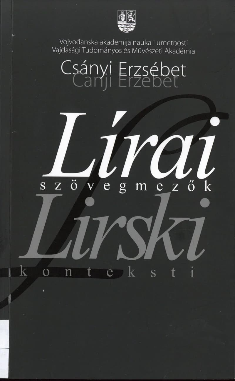 Lírai szövegmezők / Lirski konteksti