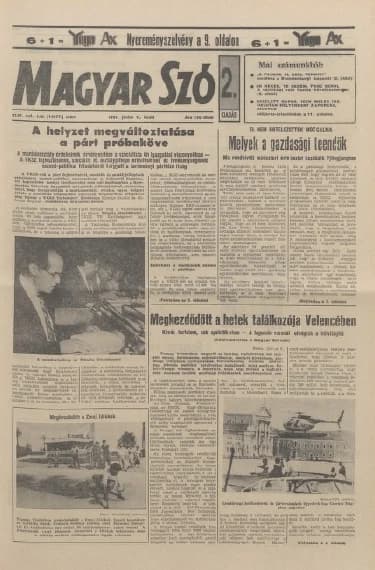 Magyar Szó, 44. évf. 1987. június 9. 156. sz. 1–20. oldal