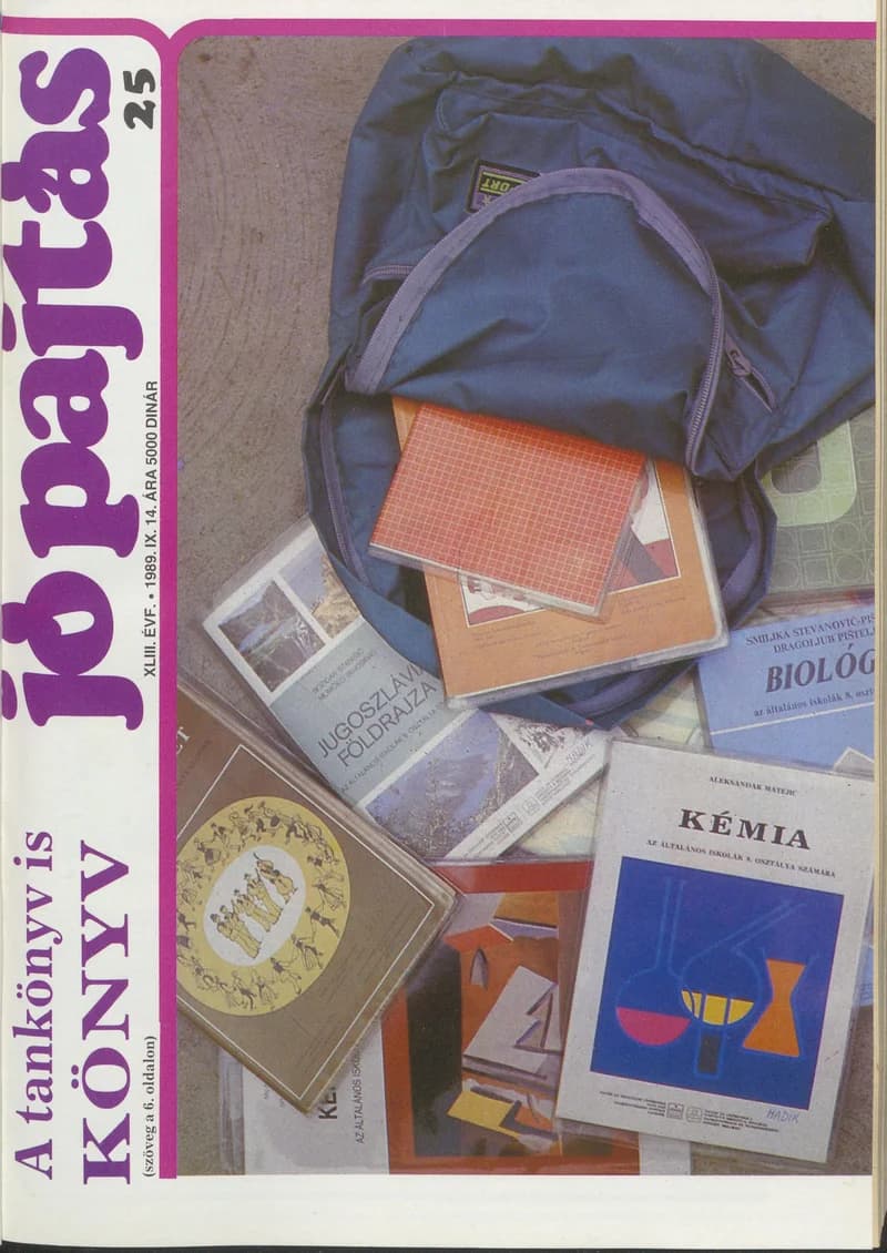 Jó Pajtás, 43. évf. 1989. szeptember 14. 25. sz.