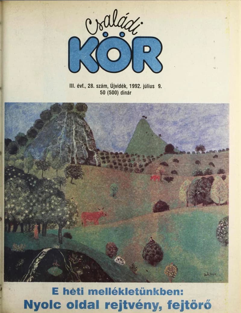 Családi Kör, 3. évf. 1992. július 9. 28. sz.
