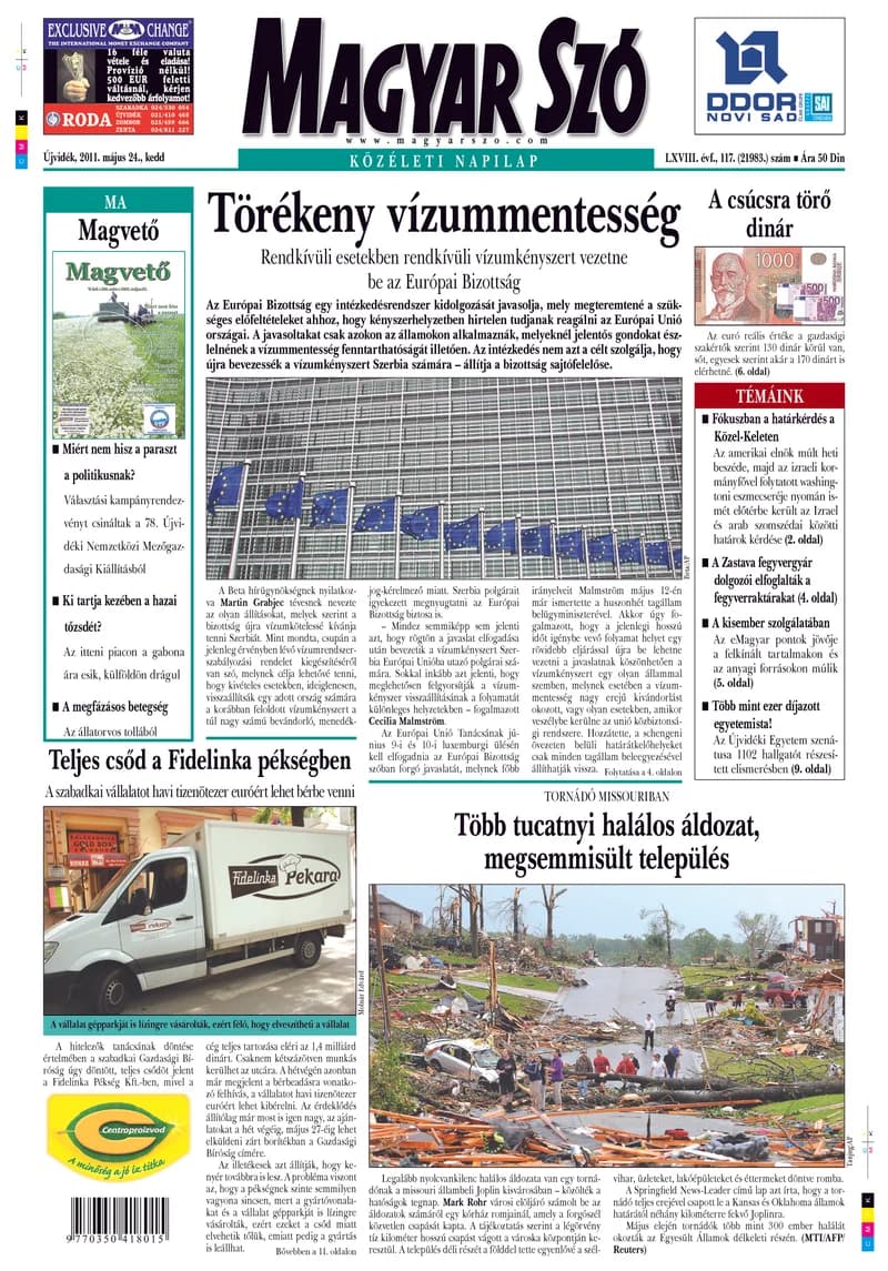 Magyar Szó, 68. évf. 2011. május 24. 117. sz. 1–20. oldal