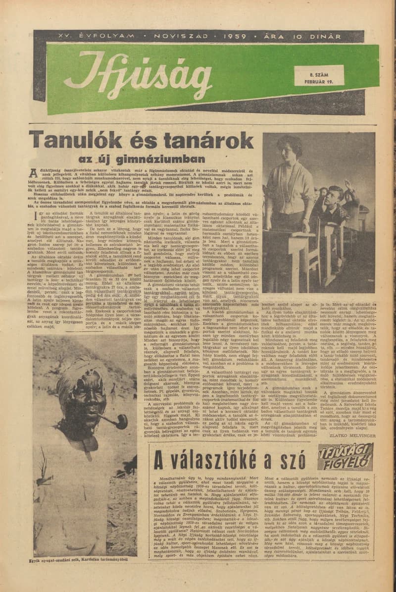 Ifjúság, 15. évf. 1959. február 19. 8. sz.