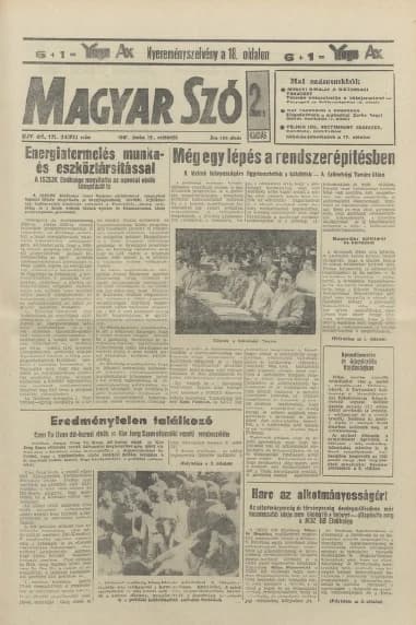 Magyar Szó, 44. évf. 1987. június 25. 172. sz. 1–20. oldal