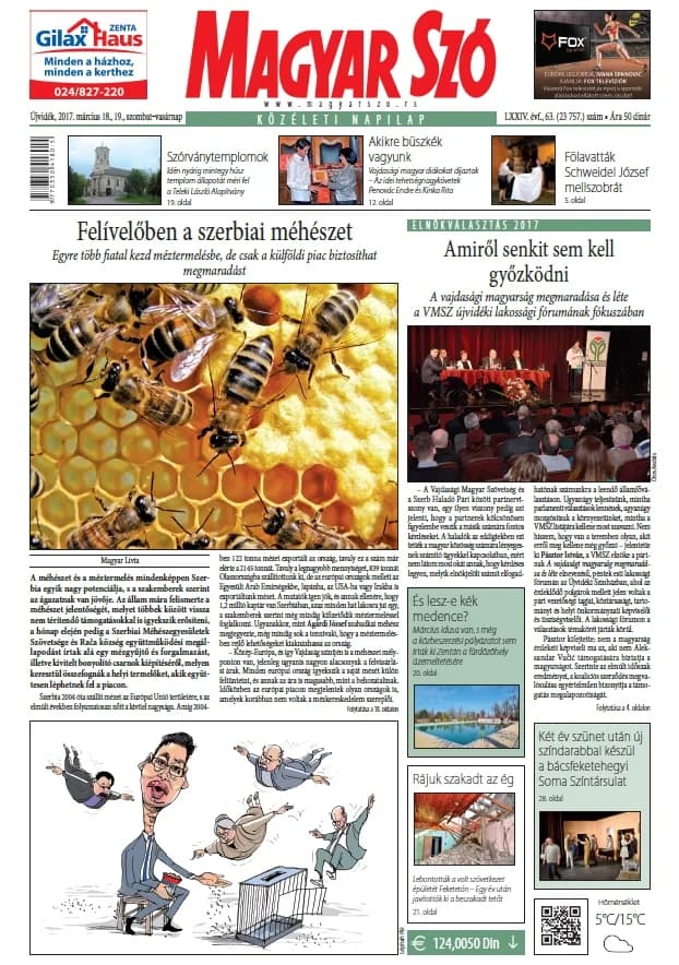 Magyar Szó, 74. évf. 2017. március 18. – 19. 63. sz. 1–32. oldal