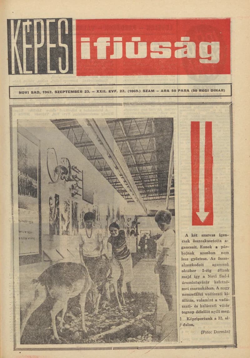 Képes Ifjúság, 23. évf. 1967. szeptember 23. 27. sz. 1–32. oldal