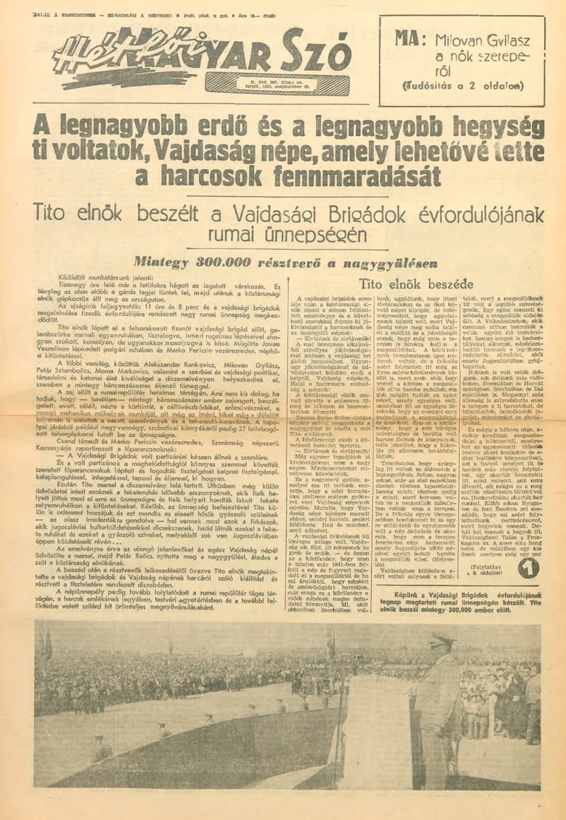 Magyar Szó, 10. évf. 1953. szeptember 28. 267. sz. 1–8. oldal