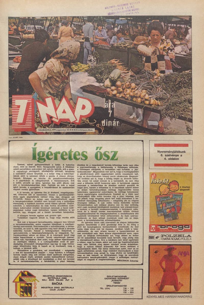 7 Nap, 34. évf. 1979. augusztus 24. 34. sz. 1–24. oldal