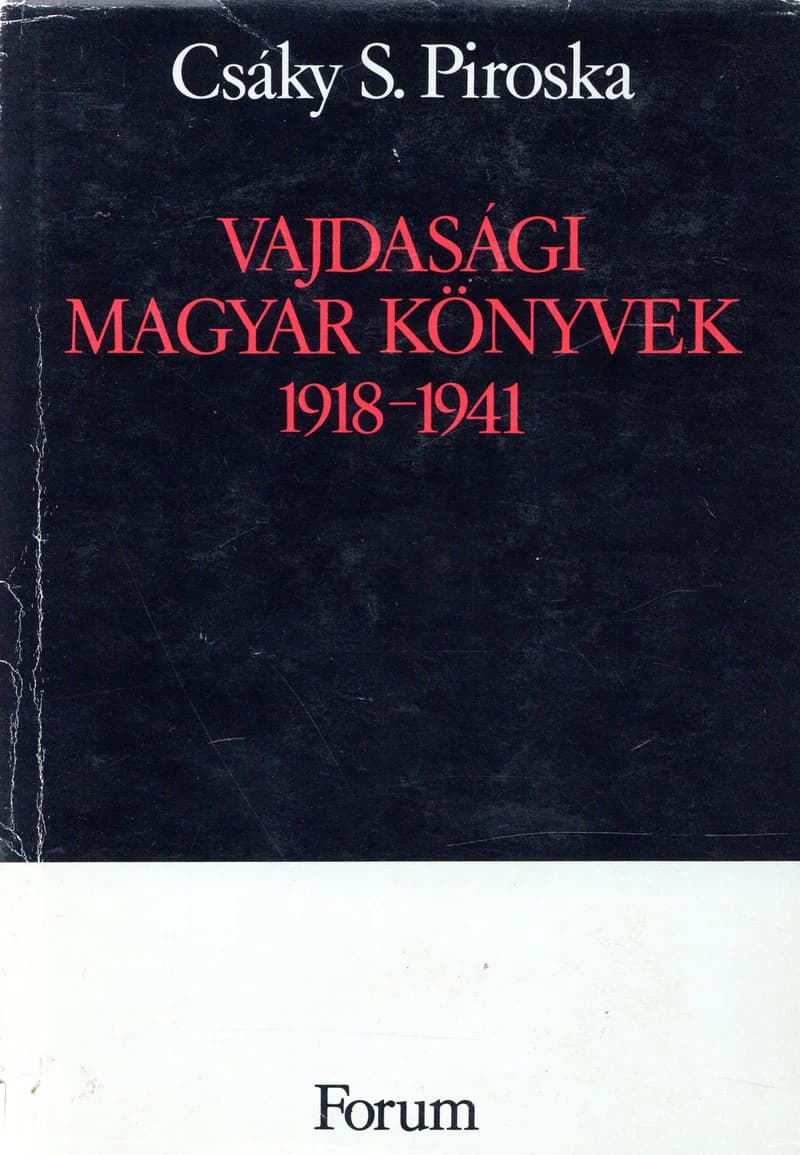 Vajdasági magyar könyvek