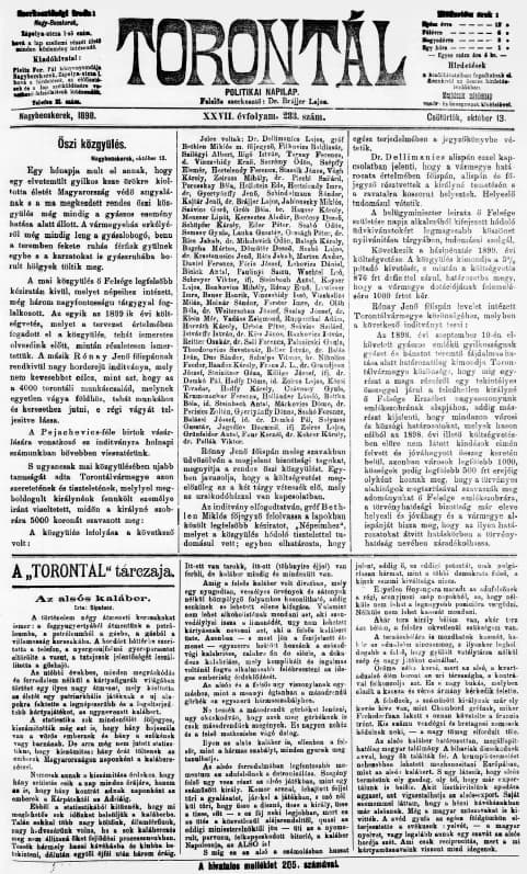Torontál, 27. évf. 1898. október 13. 233. sz.