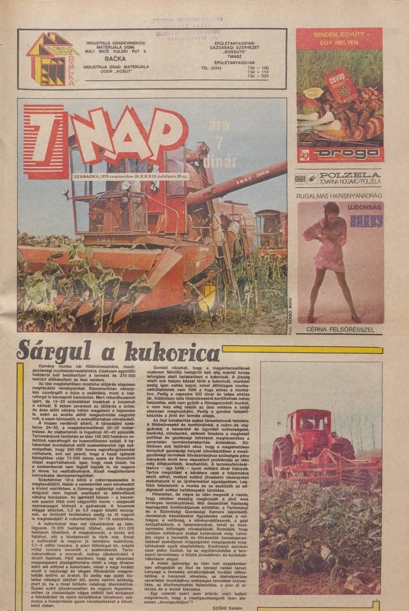 7 Nap, 34. évf. 1979. szeptember 28. 39. sz. 1–24. oldal