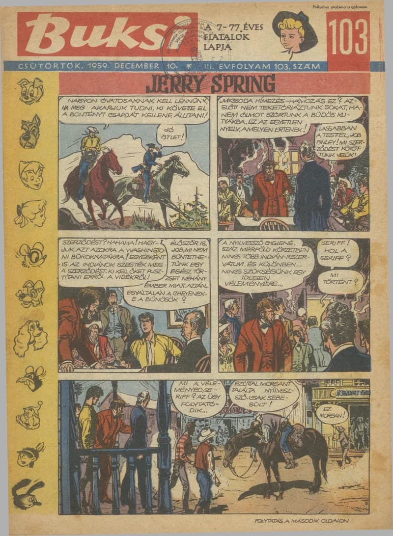 Buksi, 3. évf. 1959. december 10. 103. sz.