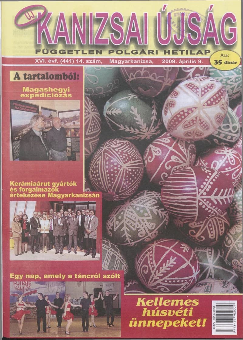 Új Kanizsai Újság, 16. évf. 2009. április 9. 14. sz.