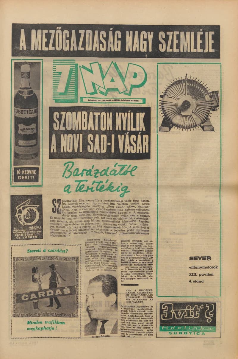7 Nap, 22. évf. 1967. május 12. 20. sz. 1–32. oldal