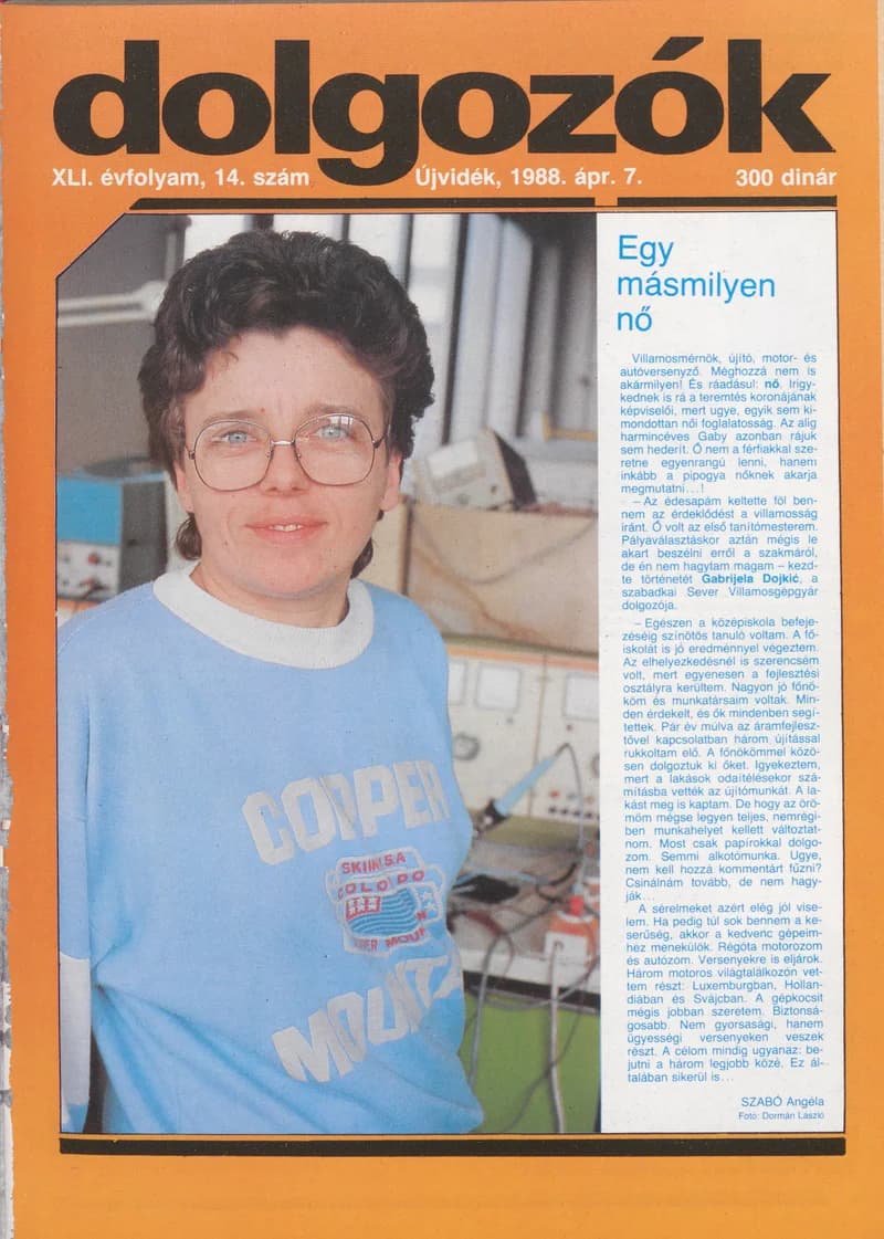 Dolgozók, 42. évf. 1988. április 7. 14. sz.