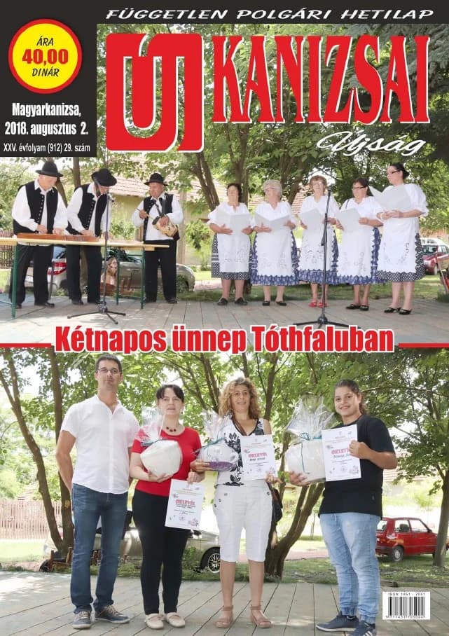 Új Kanizsai Újság, 25. évf. 2018. augusztus 2. 29. sz.