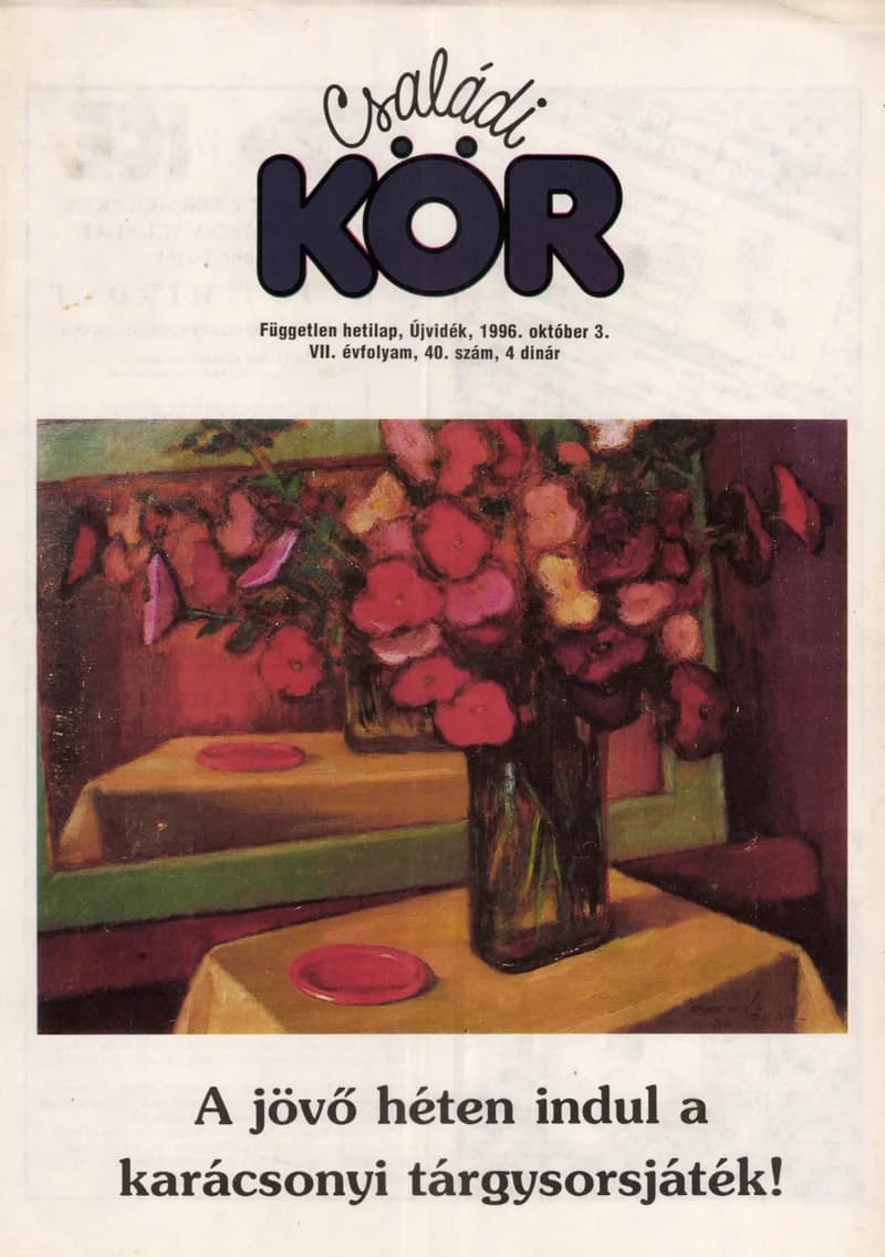 Családi Kör, 7. évf. 1996. október 3. 40. sz.