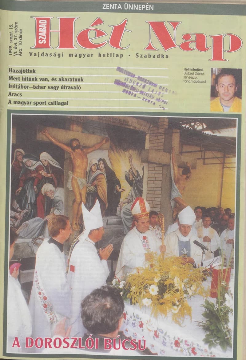 Szabad Hét Nap, 6. évf. 1999. szeptember 15. 37. sz.