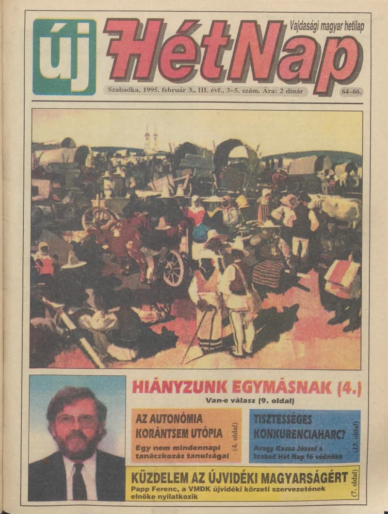 Új Hét Nap, 3. évf. 1995. február 3. 3–5. sz.