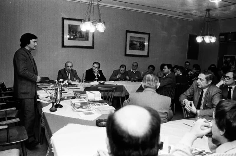 NSZK - Stuttgartban  Göncz Jánosnál