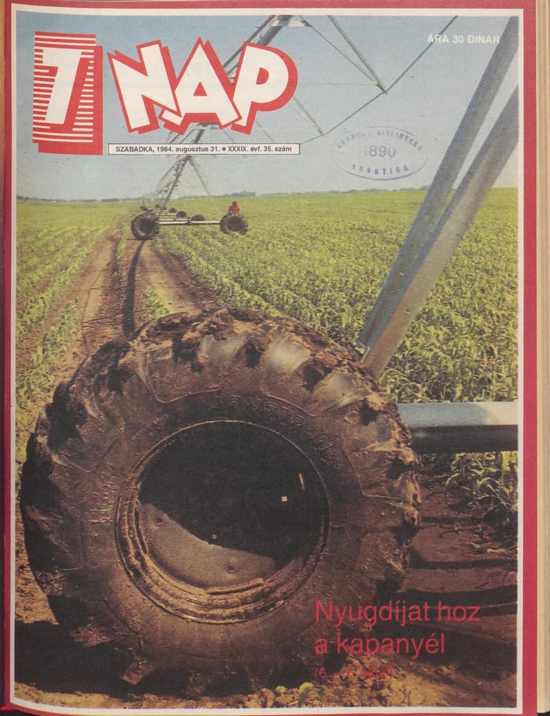 7 Nap, 39. évf. 1984. augusztus 31. 35. sz. 1–68. oldal