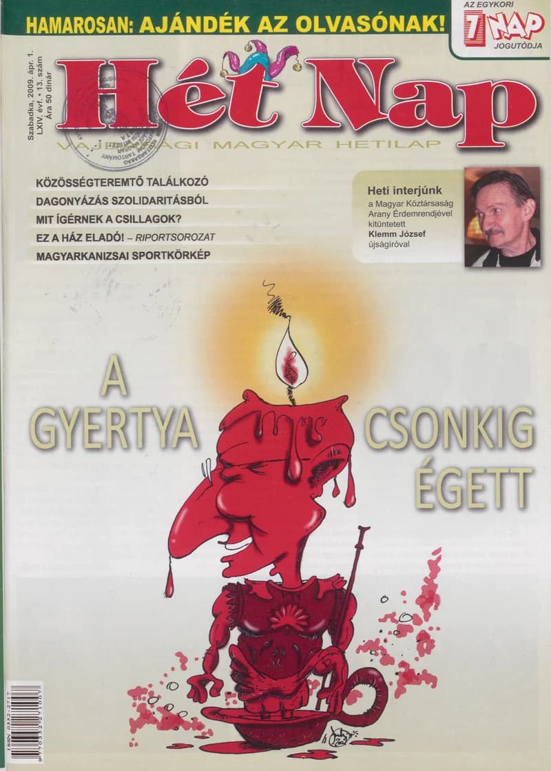 7 Nap, 64. évf. 2009. április 1. 13. sz.