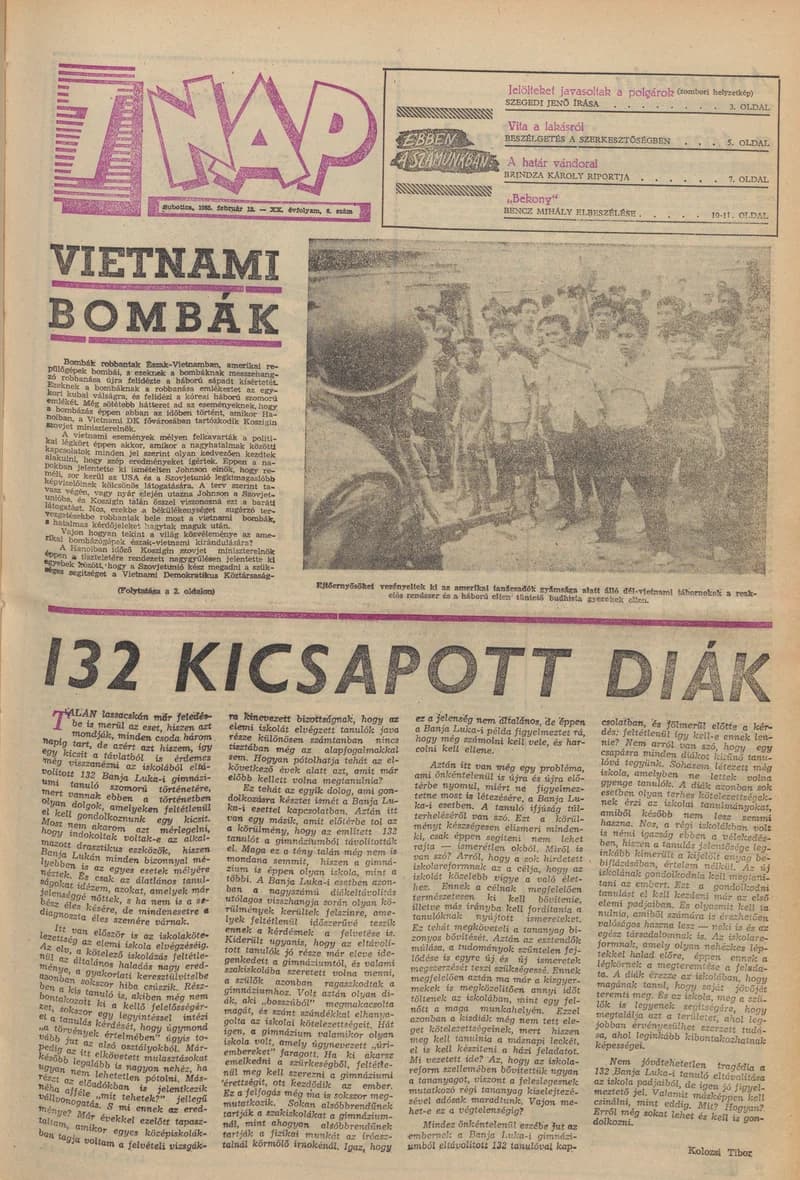 7 Nap, 20. évf. 1965. február 12. 6. sz. 1–20. oldal