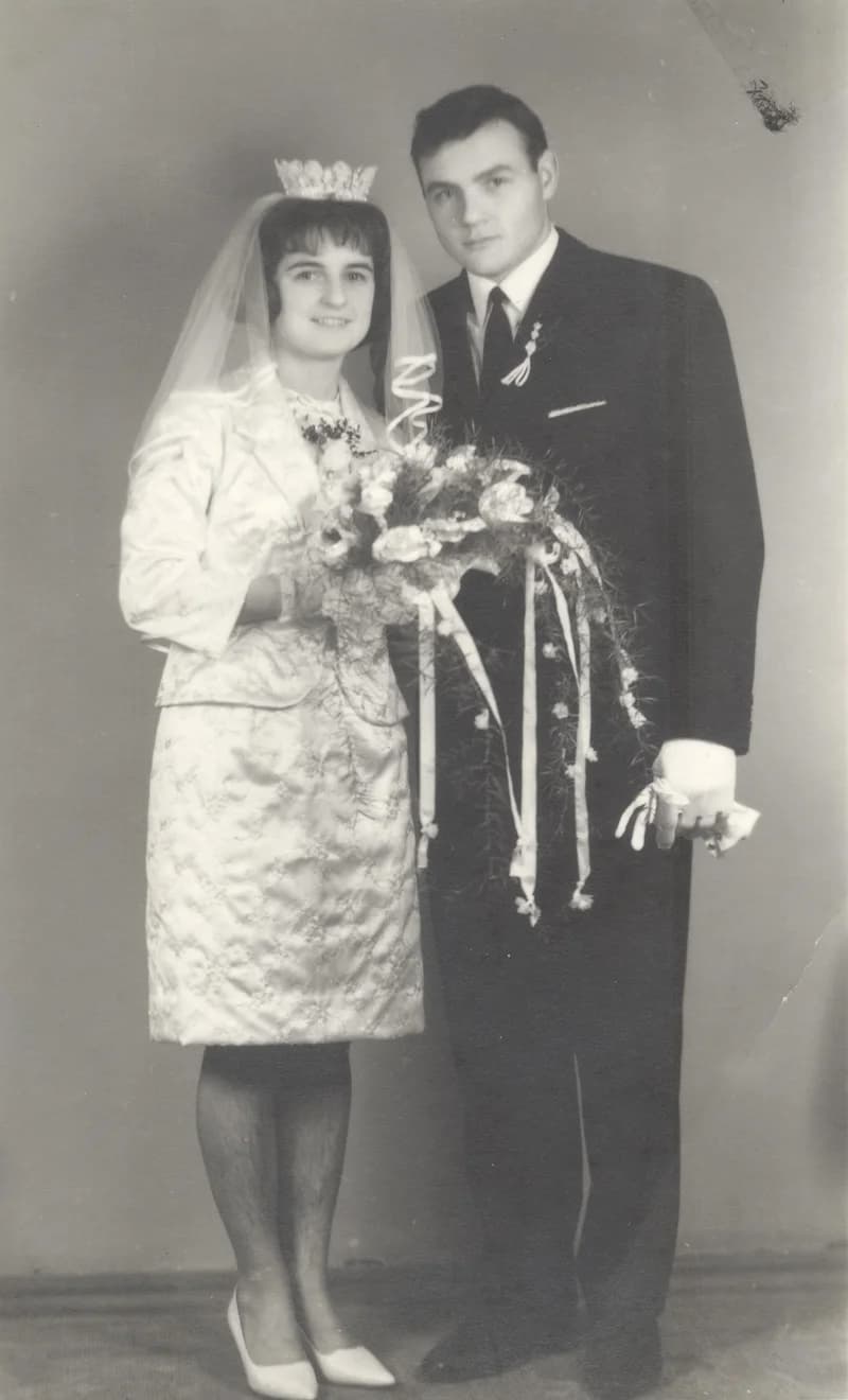 Csernai Károly és Csernai (Lendvai) Etelka esküvői képe