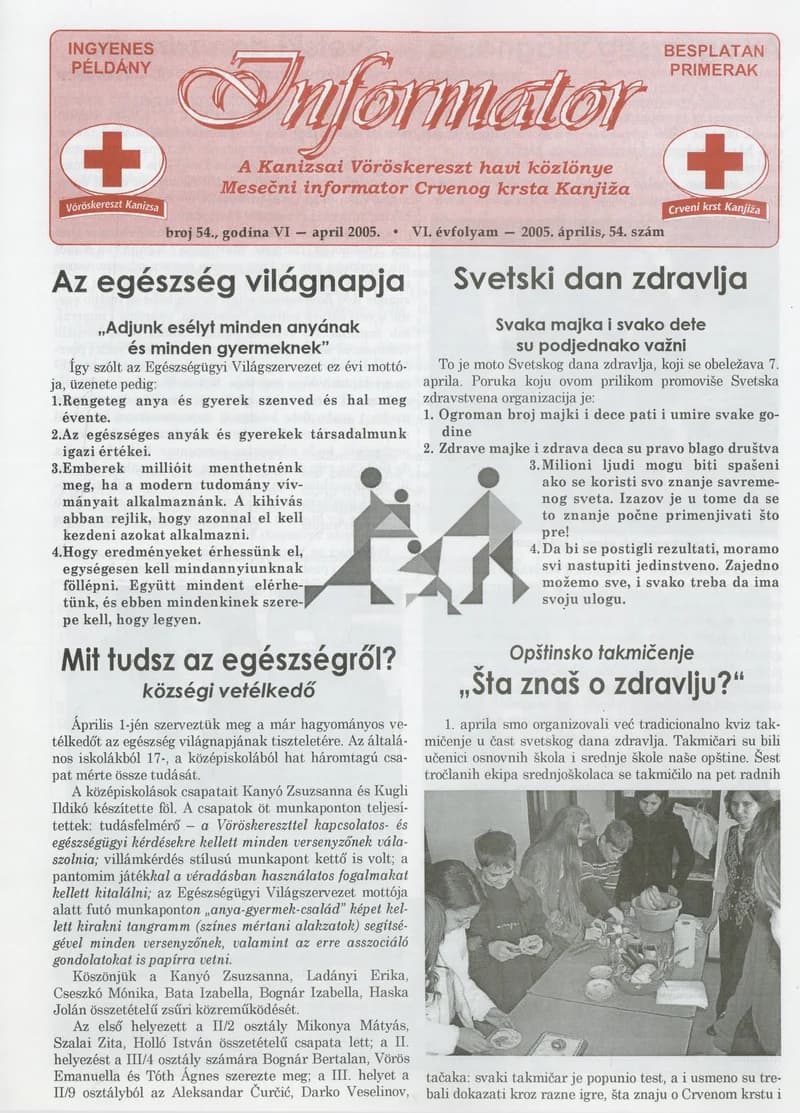 Informator, 6. évf. 2005. április 1. 54. sz.