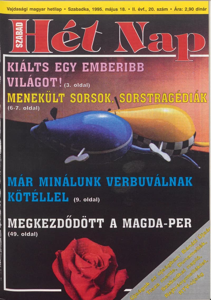 Szabad Hét Nap, 2. évf. 1995. május 18. 20. sz.