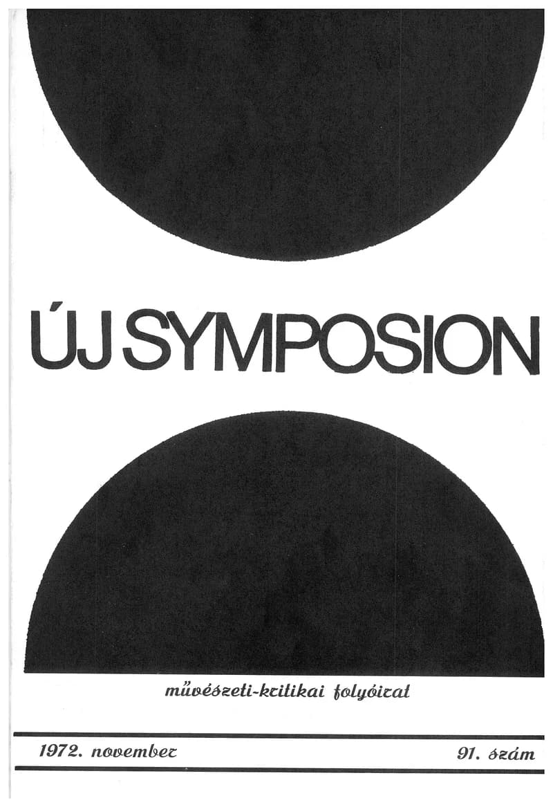 Új Symposion, 8. évf. 1972. november. 91. sz. 471–524. oldal