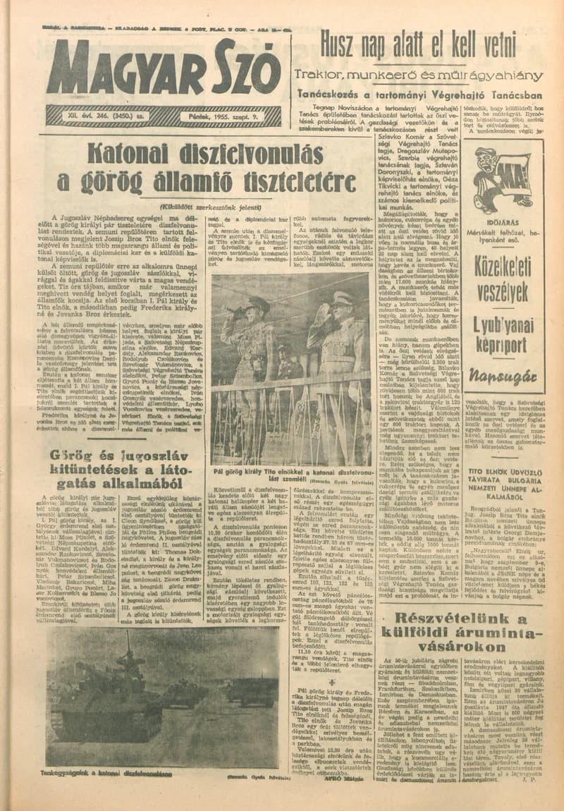 Magyar Szó, 12. évf. 1955. szeptember 9. 246. sz. 1–8. oldal