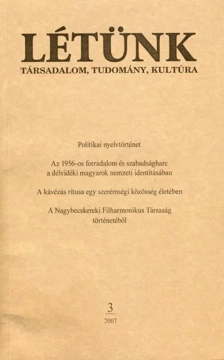 Létünk, 37. évf. 2007. 3. sz. 1–127. oldal