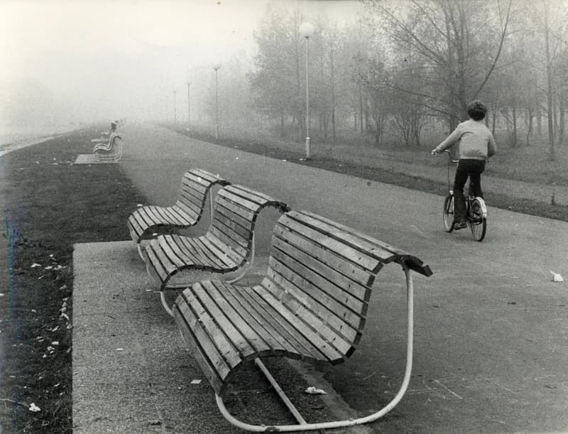 Biciklizés ködös időben