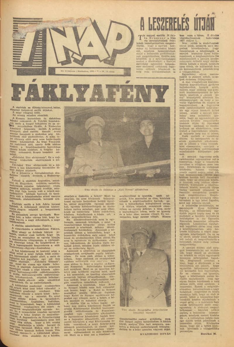 7 Nap, 11. évf. 1956. május 20. 21. sz.