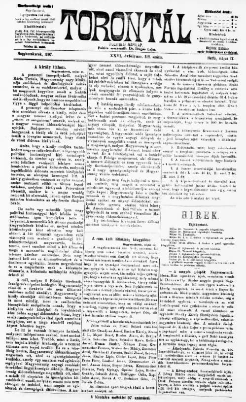 Torontál, 26. évf. 1897. május 17. 112. sz.