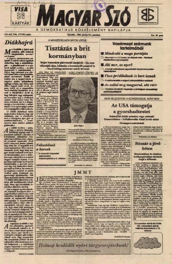 Magyar Szó, 52. évf. 1995. június 24. 144. sz. 1–16. oldal