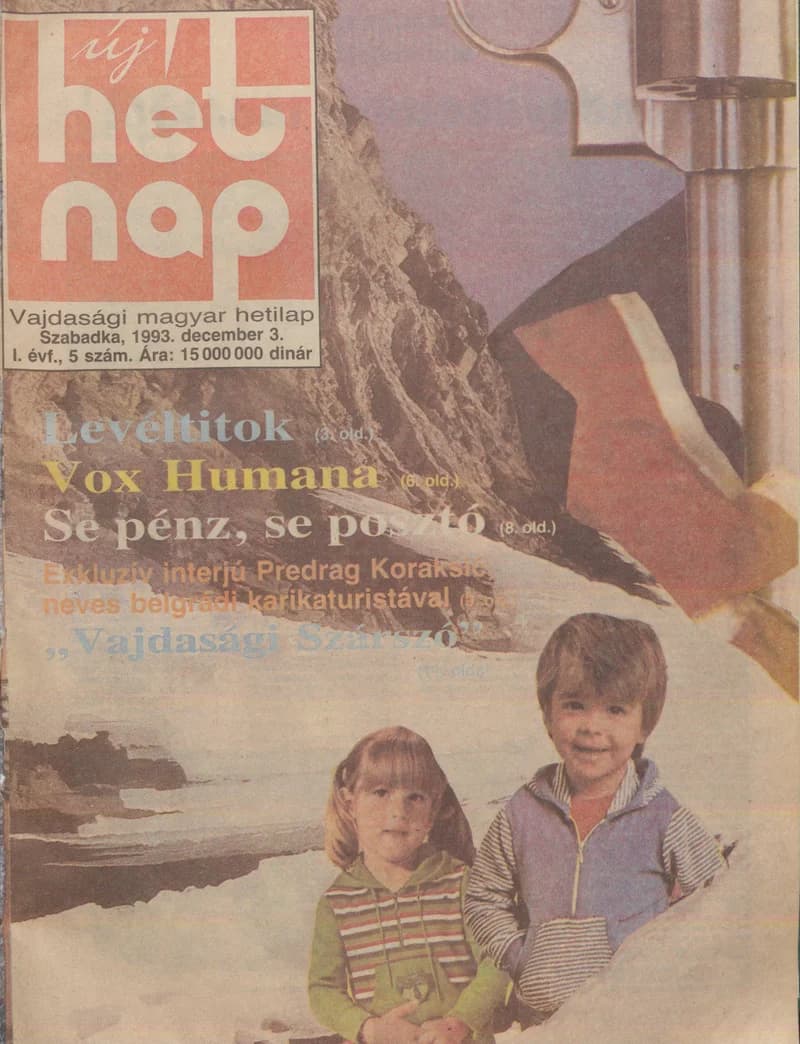 Új Hét Nap, 1. évf. 1993. december 3. 5. sz.