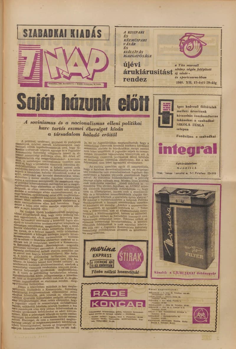 7 Nap, 23. évf. 1968. december 6. 50. sz. 1–16. oldal