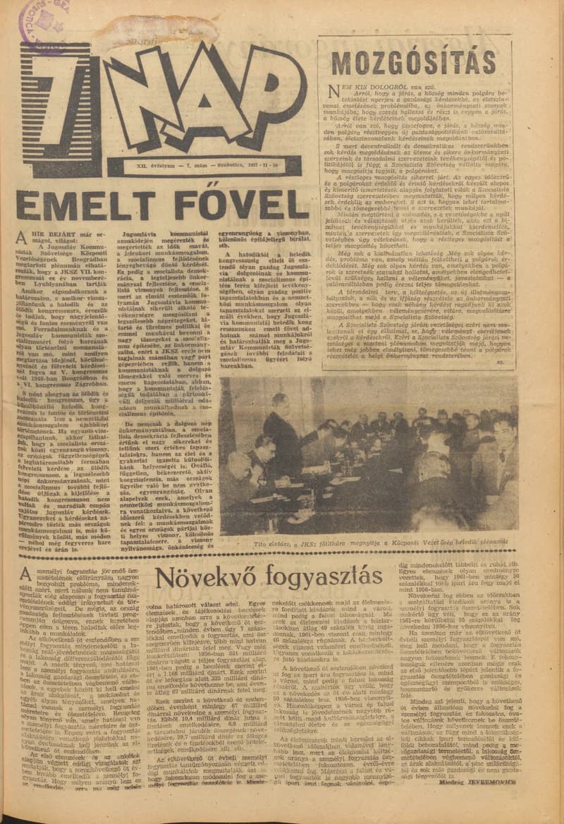 7 Nap, 12. évf. 1957. február 10. 7. sz.