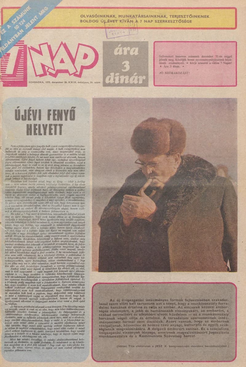 7 Nap, 30. évf. 1975. december 26. 51. sz. 1–32. oldal