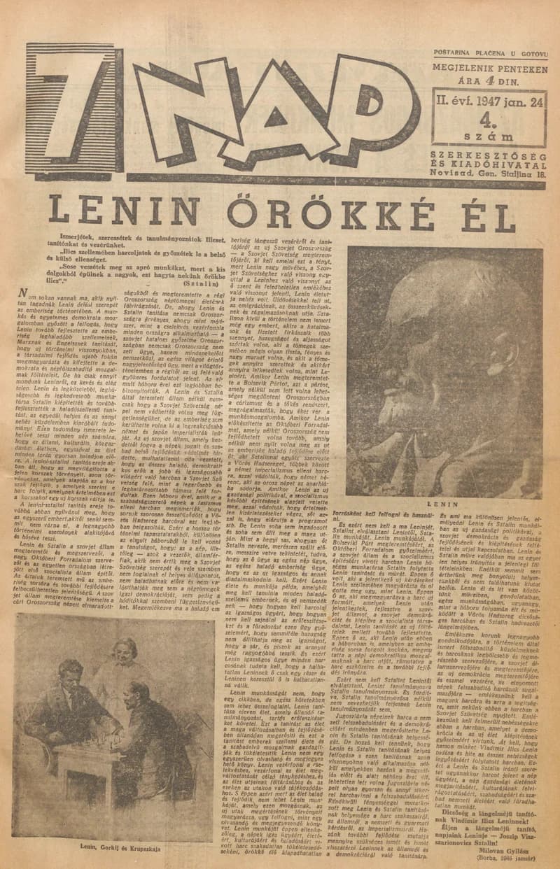 7 Nap, 2. évf. 1947. január 24. 4. sz. 1–10. oldal