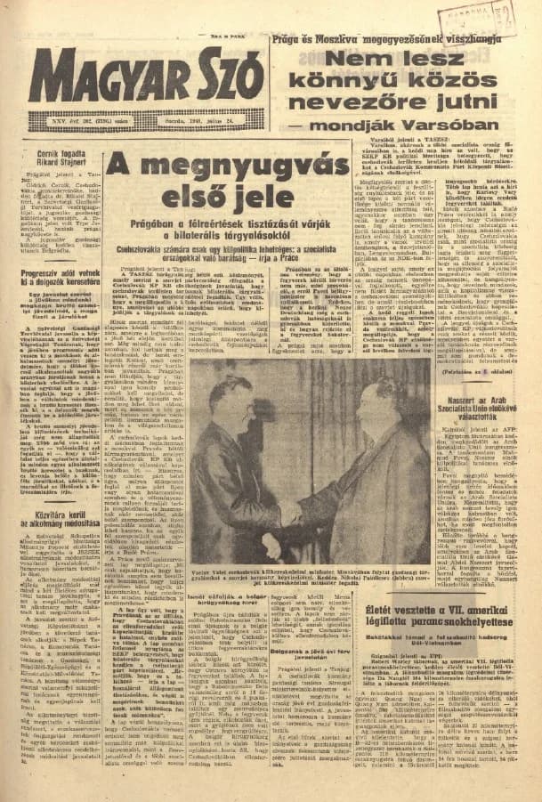 Magyar Szó, 25. évf. 1968. július 24. 202. sz. 1–12. oldal