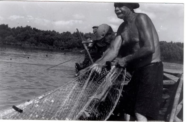 Halászok munka közben