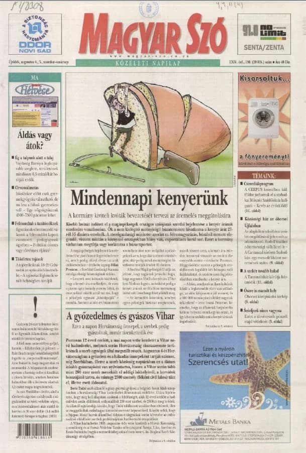Magyar Szó, 64. évf. 2007. augusztus 4. – 5. 180. sz. 1–12. oldal