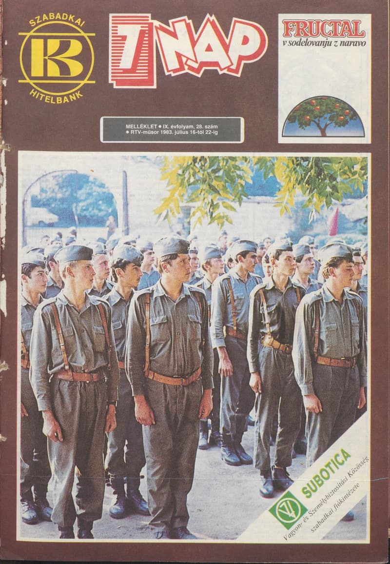 7 Nap melléklet, 9. évf. 1983. július 16. – 22. 28. sz.