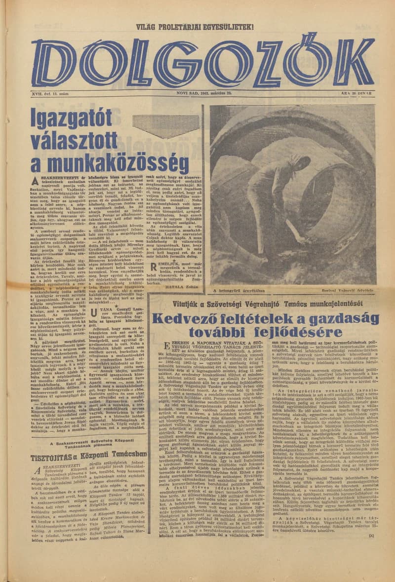 Dolgozók, 17. évf. 1963. március 22. 13. sz.