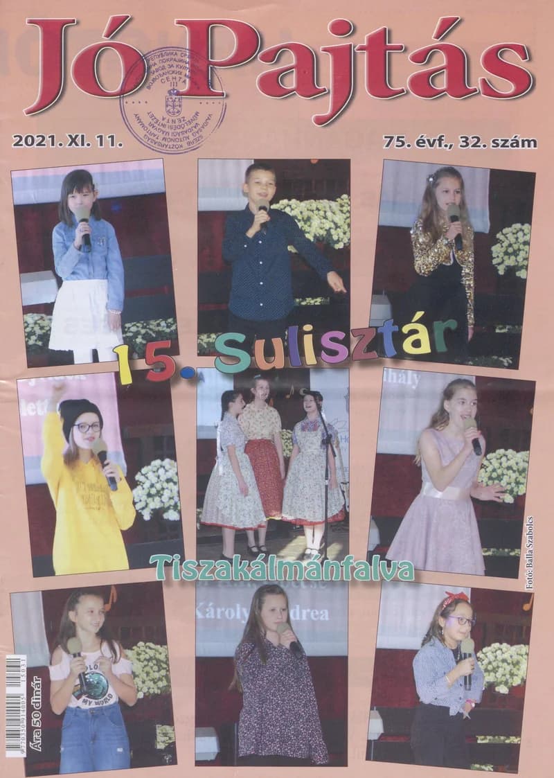 Jó Pajtás, 75. évf. 2021. november 11. 32. sz.