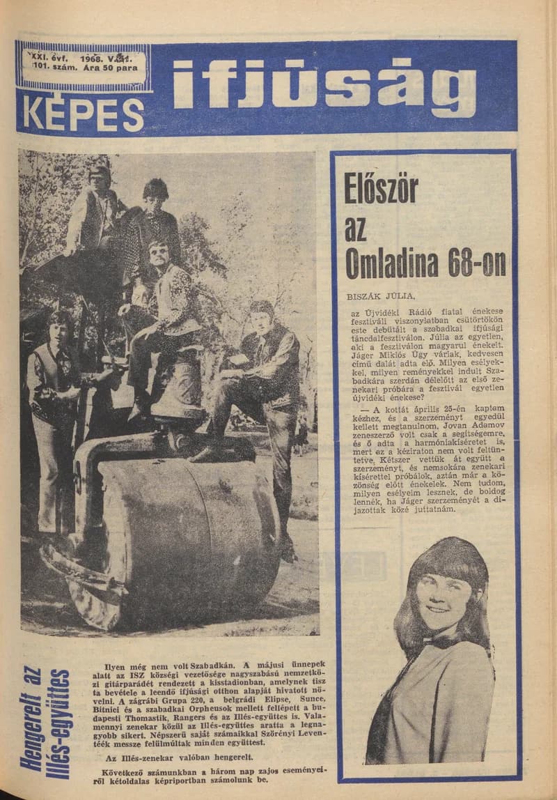 Képes Ifjúság, 24. évf. 1968. május 11. 1101. sz. 1–32. oldal