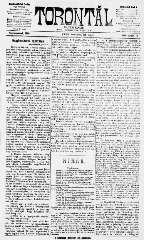 Torontál, 27. évf. 1898. január 31. 24. sz.
