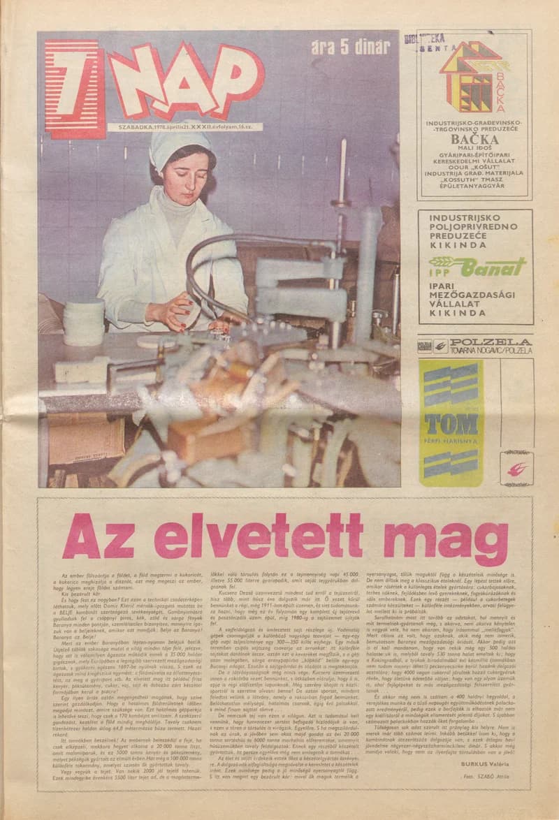7 Nap, 33. évf. 1978. április 21. 16. sz. 1–24. oldal